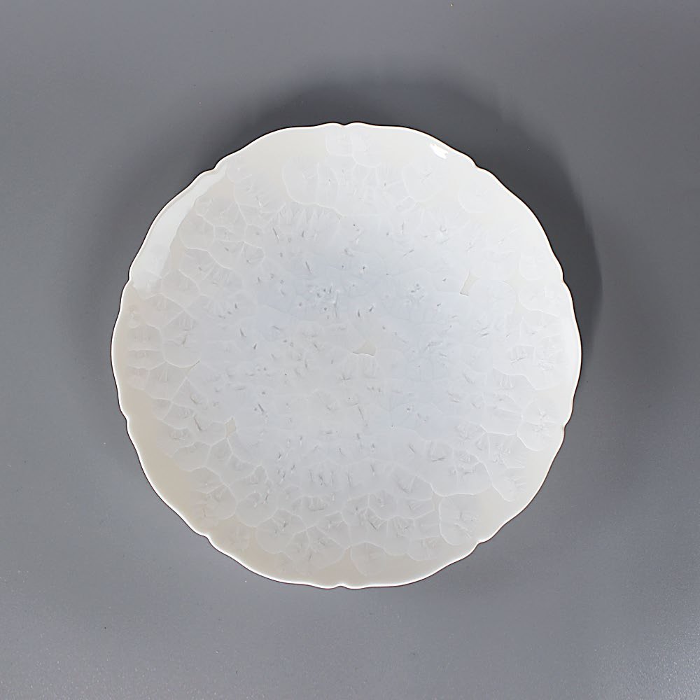 Dish BOTAN / 花結晶 白