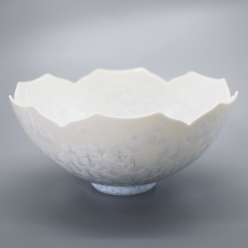 Bowl YURI / 花結晶 白
