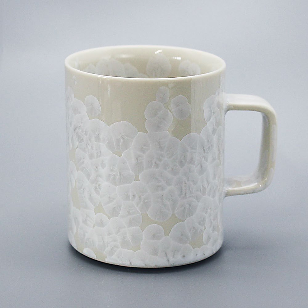 Mug Cup / 花結晶 白