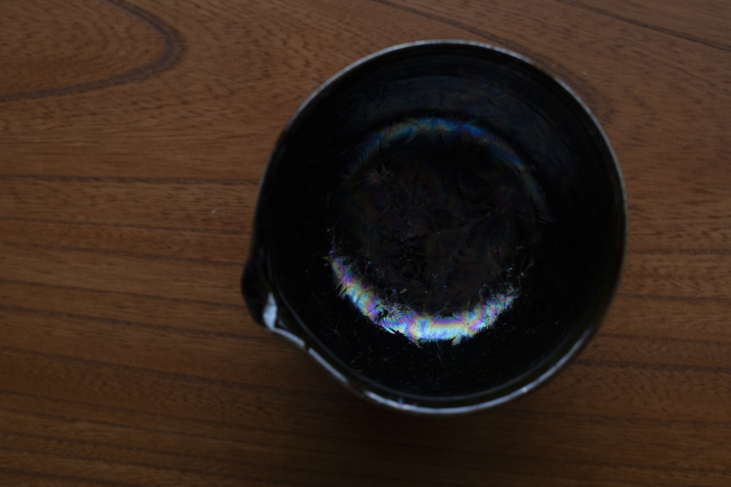 rainbow crystal KAORI katakuchi, black with rainbow crystals